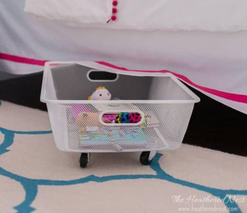 DIY under bed storage