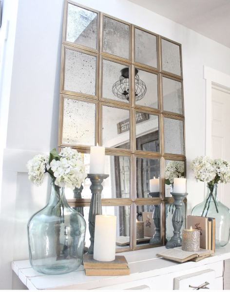 Dollar Tree Window Pane Mirror