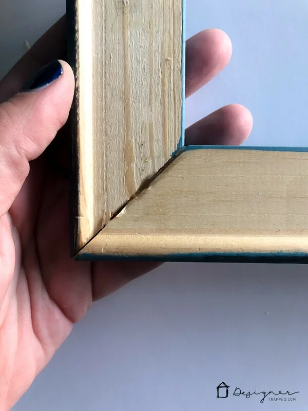 Easy DIY Picture Frame You Can Make WITHOUT Power Tools