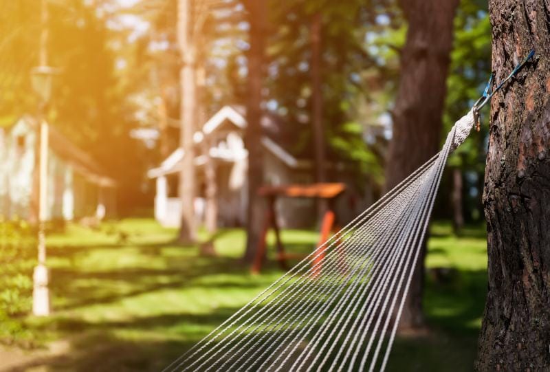 Hammock for camping close-up