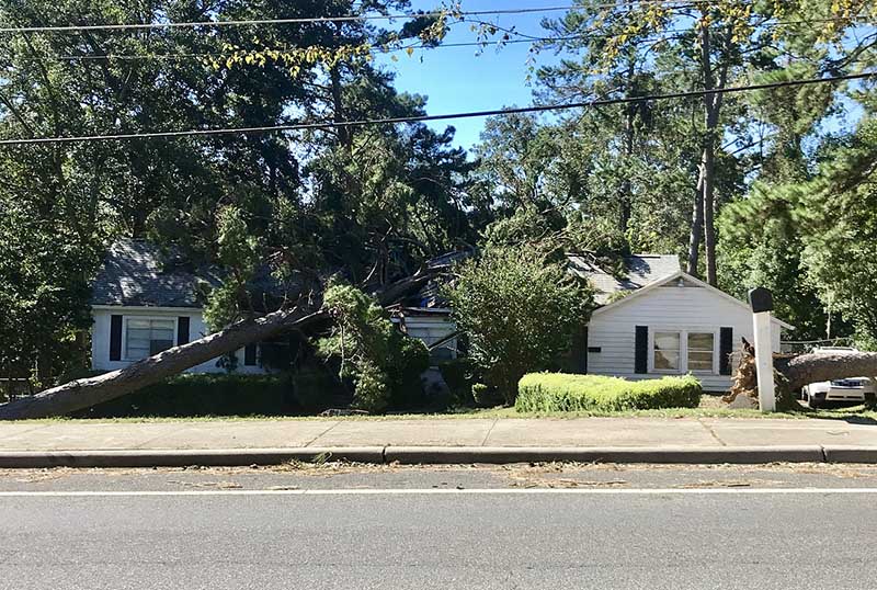 House Hurricane Damage