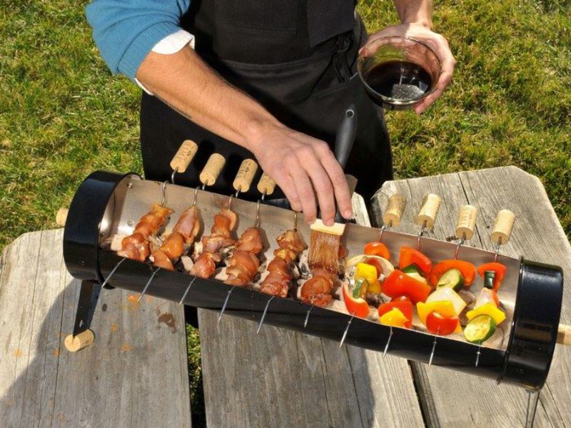 How to Make a Yakitori Grill