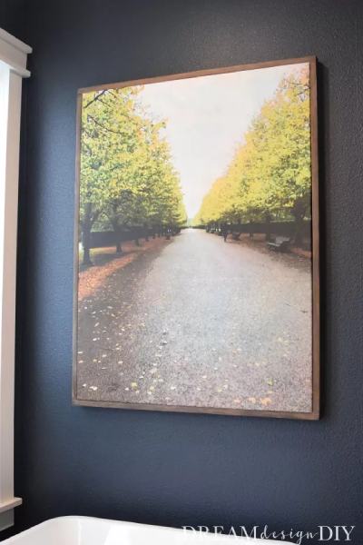 How to Make an Easy $3 Wood Canvas Frame