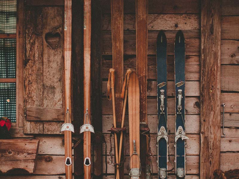 Photograph of Wooden Skis