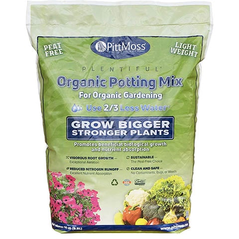 PittMoss Plentiful Organic Potting Mix