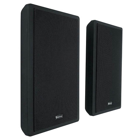 Rockville RockSlim Black Home Theater Speakers
