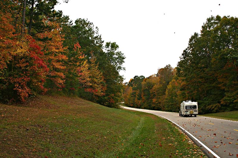 Rv on the highway