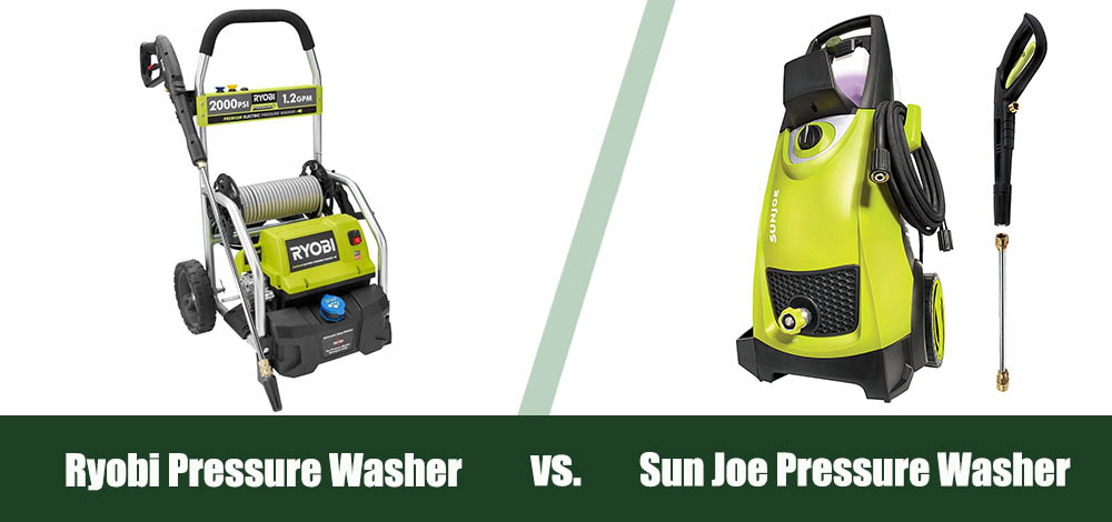 Ryobi vs Sun Joe Pressure Washer