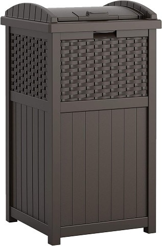 Suncast 33-Gallon Hideaway Can