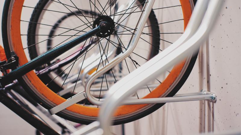 Wall Hanging a Bike to a Storage Room