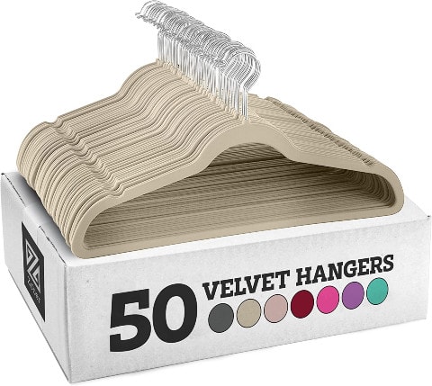 Zobar Non-Slip Velvet Hangers