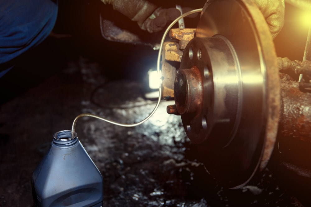 air bleeding of the vehicle brake system