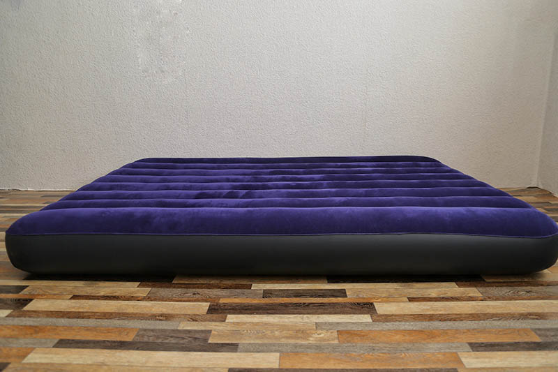 air mattress bed on the floor