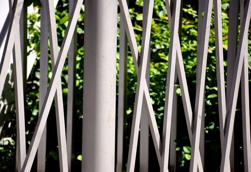 aluminum fence post