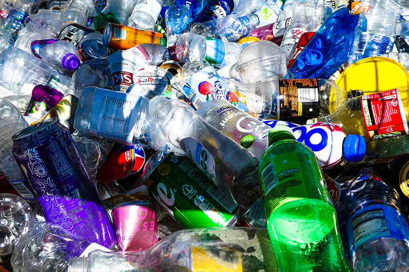 bunch of plastic bottles