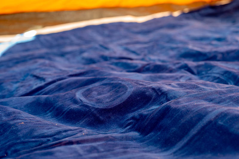 deflated air mattress