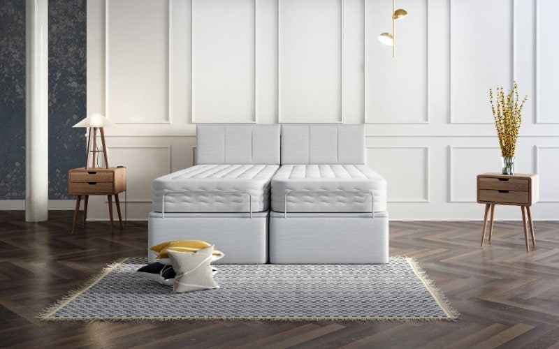 double adjustable bed