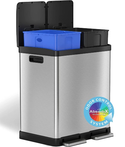 iTouchless SoftStep Trash Can