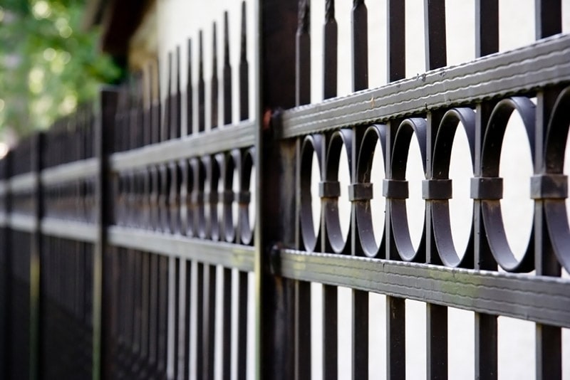 iron fence posts