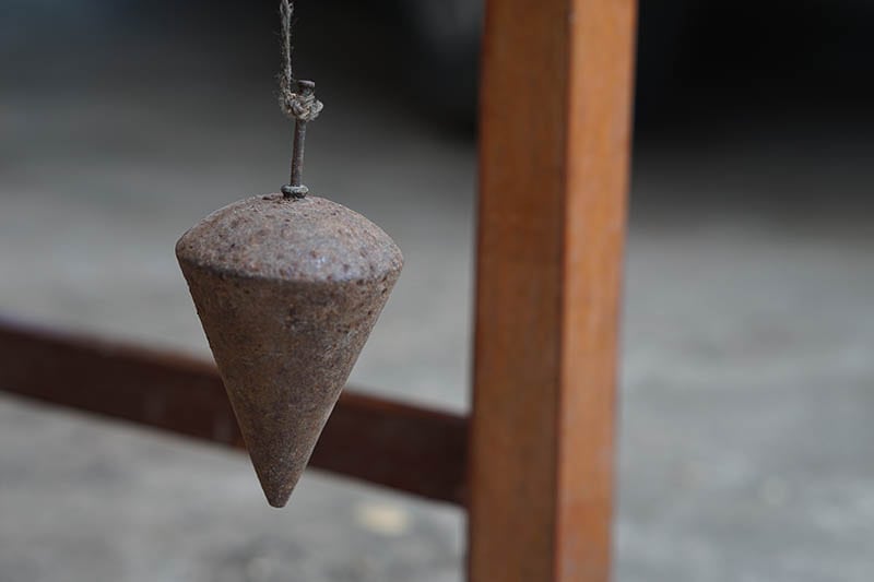 metal plumb bob for construction