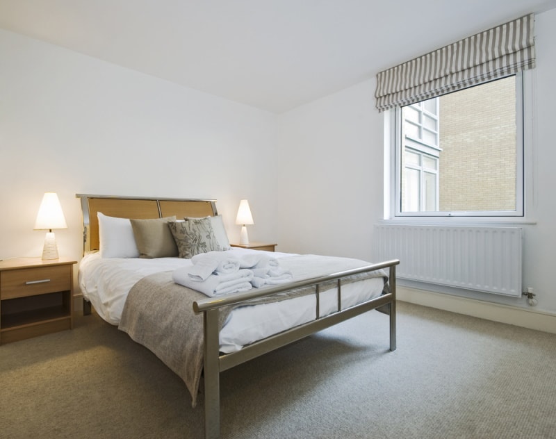 metal wood frame in the room