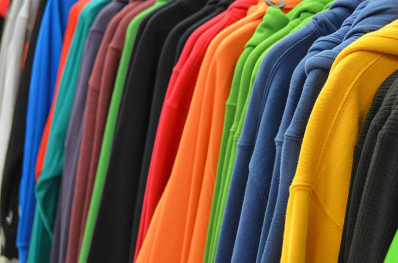 multicolored sweaters