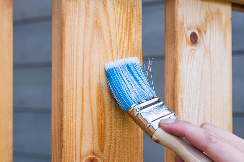 paint brush fence