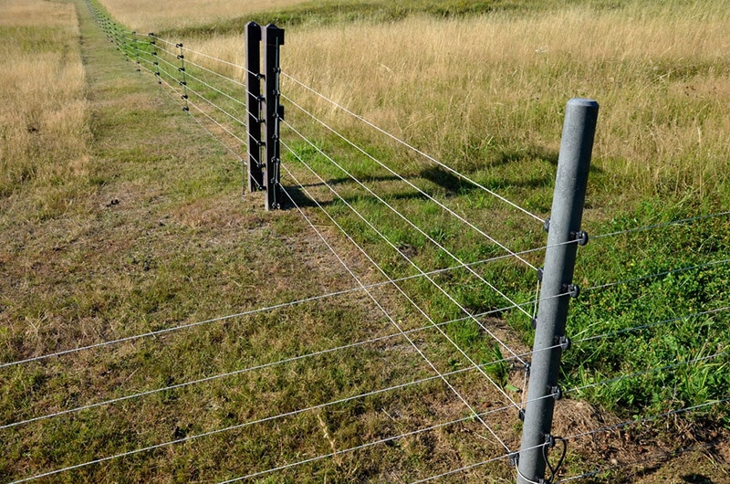 plastic fence posts