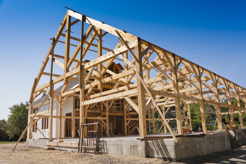post and beam frame