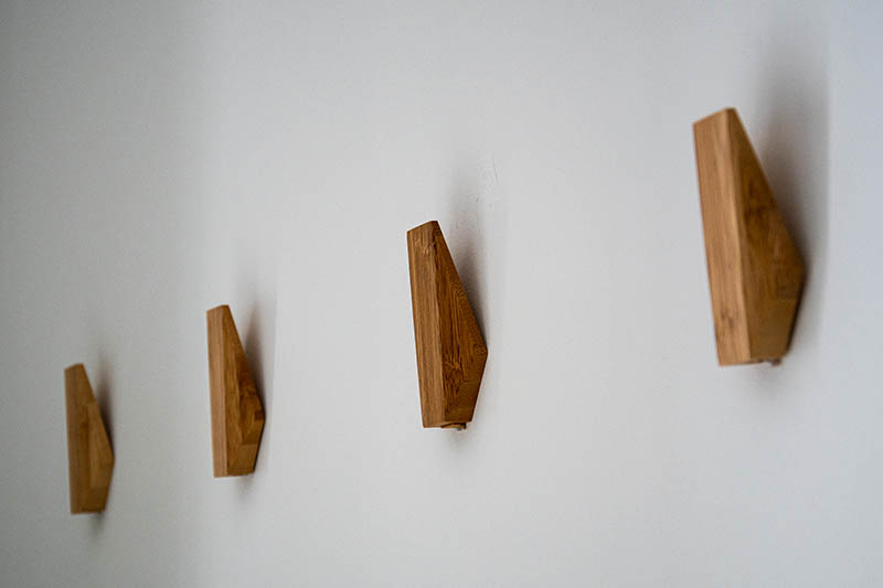 stylish wooden coat hooks