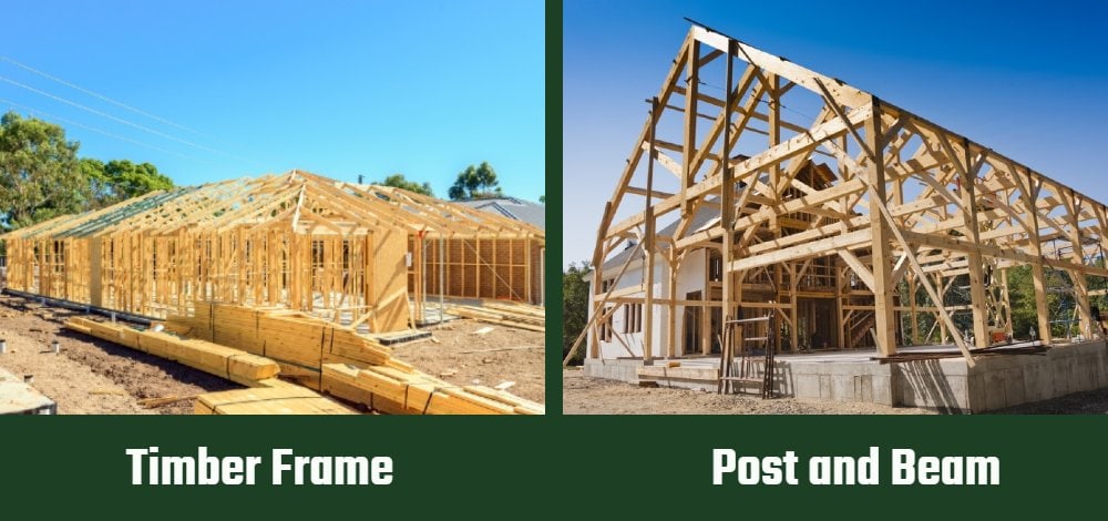 timberframe vs post&beam