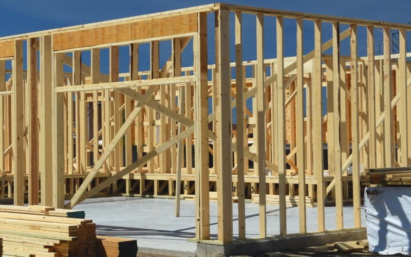 wood frame construction