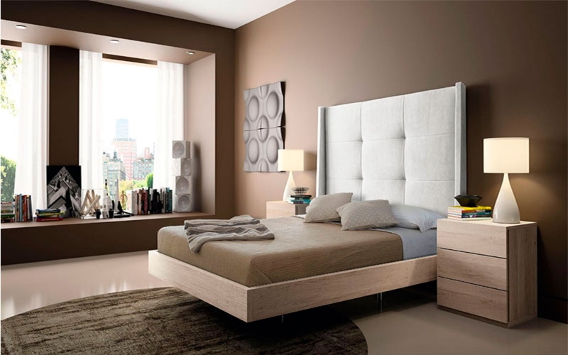 wooden flatform bed frame