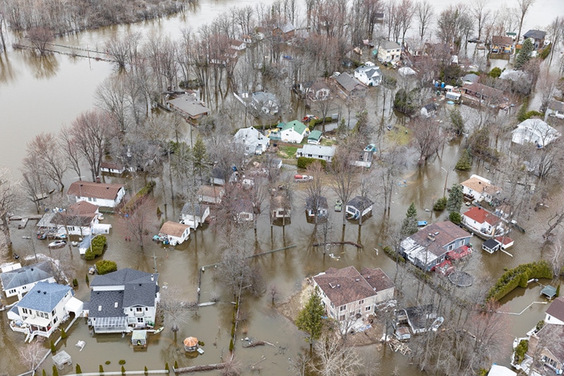 2019 flood disaster in Montreal Canada
