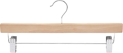 Amazon Basics Wooden Hangers with Clips
