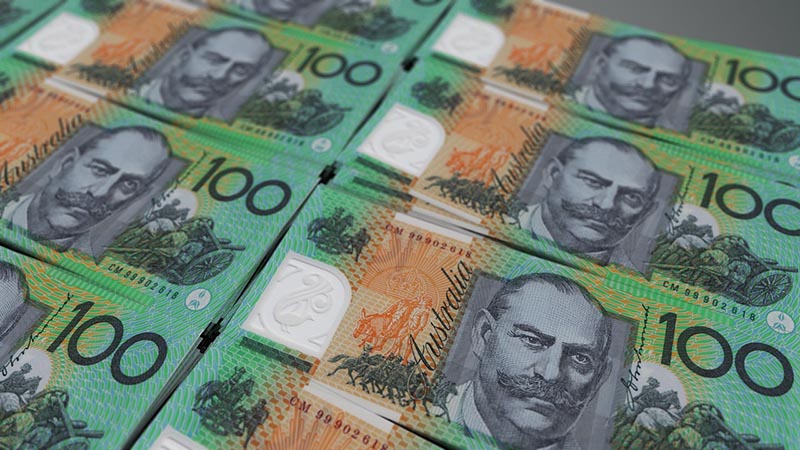 Australian dollar money