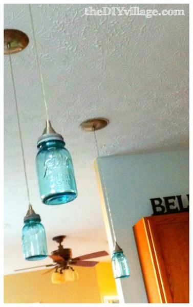 Ball Jar Pendant Light; {DIY Pendant Light}