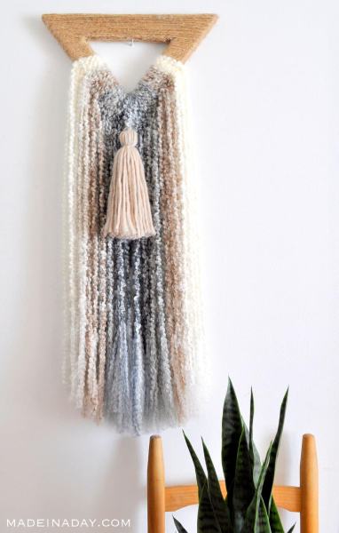 Boho Triangle Fringe Wall Art