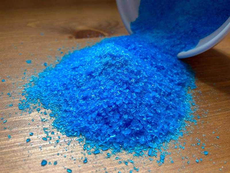 Copper sulphate vitriol