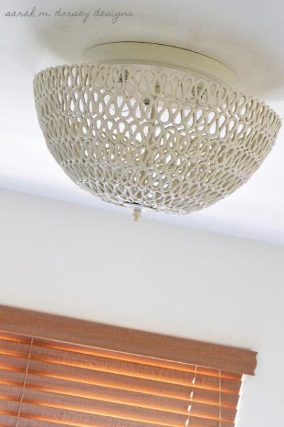 DIY Folded Rope Dome Pendant Light How To