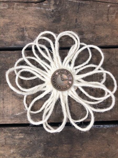 DIY Jute Flower