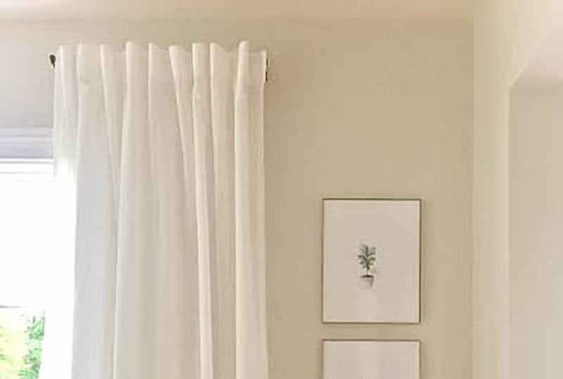 DIY curtain hanging ideas