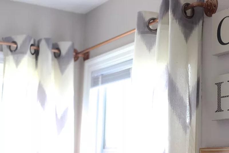 DIY curtain hanging ideas