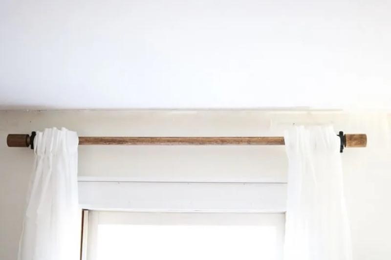 DIY curtain hanging ideas