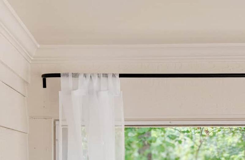DIY curtain hanging ideas