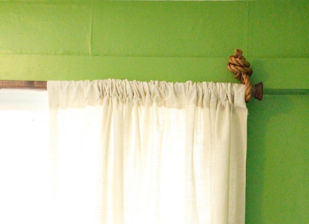 DIY curtain hanging ideas