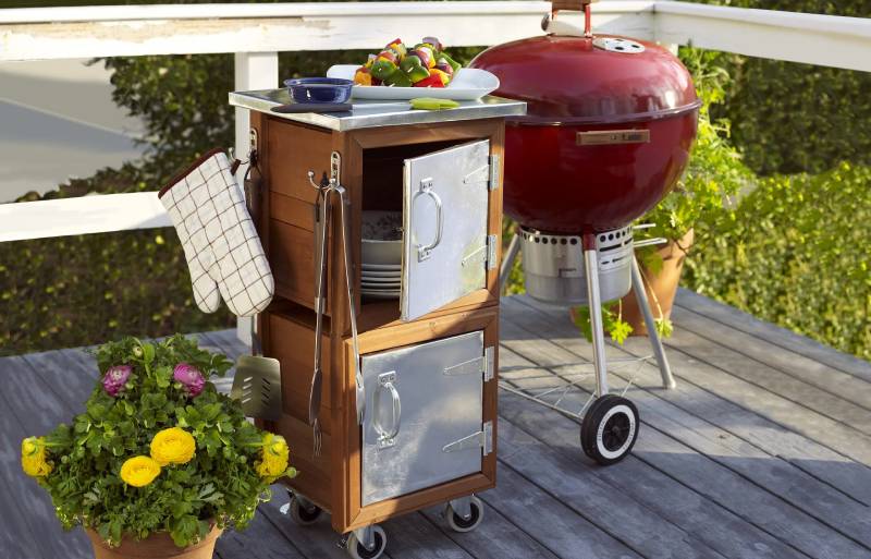DIY grilling station