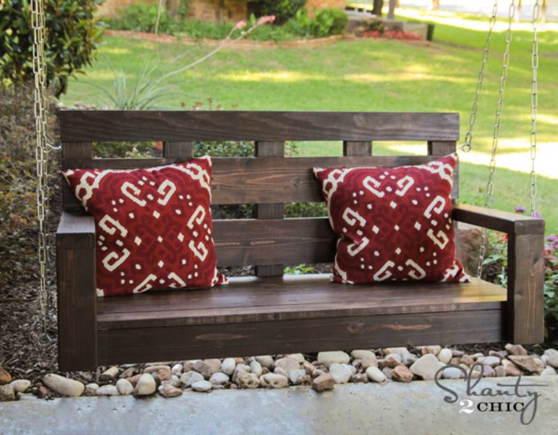 DIY porch swing