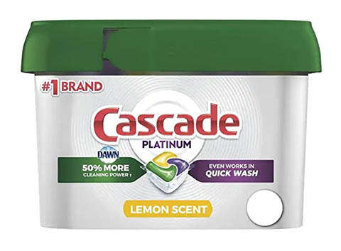 Dishwasher Detergent - Cascade Platinum Dishwasher Pods