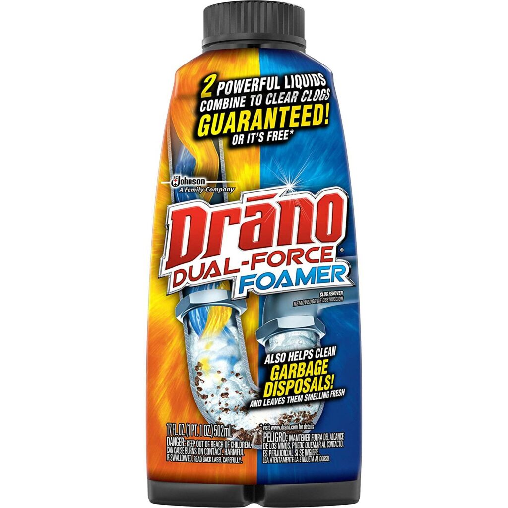 Drano Dual-Force Foamer Clog Remover